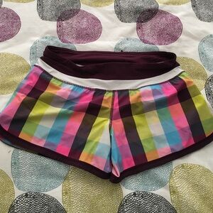Lululemon running shorts size 8